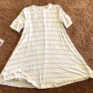 Striped T-shirt dress
